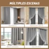 Cortina Estrellas Blackout 280 Cm X 220 Cm, 2pcs