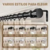 Cortineros De Metal Ajustable Barra De Cortina A Maximo 2.3m
