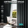 2 Panele Cortinas Blackout Para Ventana 280x210cm Habitacion