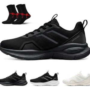D_NQ_NP_2X_622505-CBT113382055585_062026-F-tenis-negro-hombre-mujer-correr-tecnologia-rebote Tenis Negro Hombre Mujer Correr Tecnología Rebote
