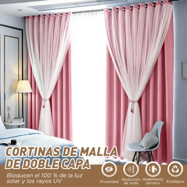 D_NQ_NP_2X_628846-CBT113095154774_072026-F-con-tul-cortina-blackout-270x215cm-para-habitacion-sala-2pcs Con Tul Cortina Blackout 270x215cm Para Habitacion Sala 2pcs