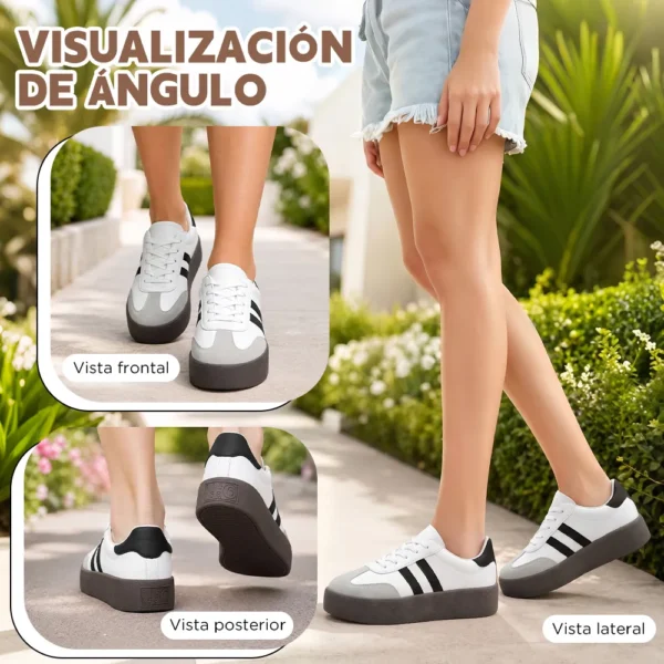 Zapatos Casuales Suavesuela Tenis Ligero Casuales Para Mujer