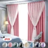 D_NQ_NP_2X_643127-CBT114322525377_072026-F-con-tul-cortina-blackout-270x215cm-para-habitacion-sala-2pcs Con Tul Cortina Blackout 270x215cm Para Habitacion Sala 2pcs