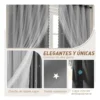 Cortina Estrellas Blackout 280 Cm X 220 Cm, 2pcs