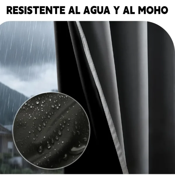 2 Panele Cortinas Blackout Para Ventana 240x160cm Habitacion