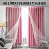 D_NQ_NP_2X_680748-CBT112167226553_052026-F-con-tul-cortina-blackout-280x220cm-para-habitacion-sala-2pcs Con Tul Cortina Blackout 280x220cm Para Habitacion Sala 2pcs