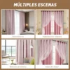 Cortina Estrellas Blackout 300 X 230 Cm, 2 Unidades | Habita