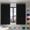 2 Panele Cortinas Blackout Para Ventana 264x137cm Habitacion