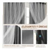 Con Tul Cortina Blackout 264x214cm Para Habitacion Sala 2pcs