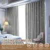 2pz Cortina Estrellas Blackout Opaca 280x240cm Cuarto Sala