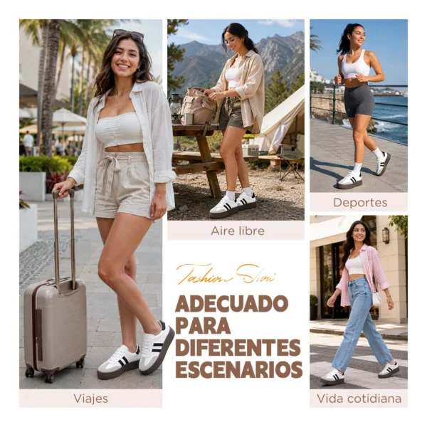 Zapatos Casuales Suavesuela Tenis Ligero Casuales Para Mujer