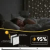 Cortina Blackout Luna Y Estrellas 300x230cm Cuarto Sala 2pcs