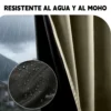 2 Panele Cortinas Blackout Para Ventana 270x241cm Habitacion