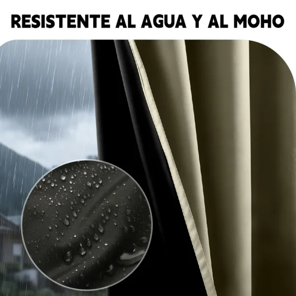 2 Panele Cortinas Blackout Para Ventana 270x241cm Habitacion