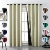 2 Panele Cortinas Blackout Para Ventana 276x160cm Habitacion