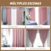 D_NQ_NP_2X_753174-CBT113093138200_072026-F-con-tul-cortina-blackout-270x215cm-para-habitacion-sala-2pcs Con Tul Cortina Blackout 270x215cm Para Habitacion Sala 2pcs