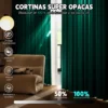 2 Panele Cortinas Blackout Para Ventana 320x220cm Habitacion