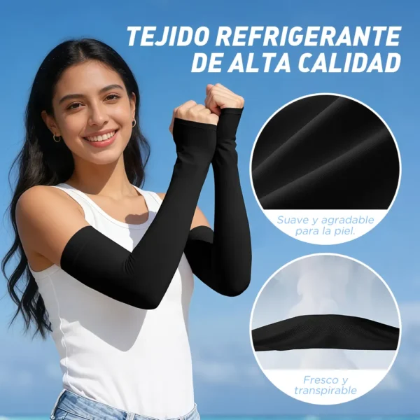 Mangas Protectoras Para Brazos Protección Solar Uv,10 Pares
