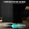 2 Panele Cortinas Blackout Para Ventana 280x215cm Habitacion