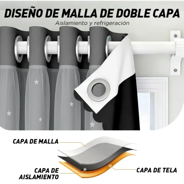 D_NQ_NP_2X_792422-CBT111990274455_052026-F-2pz-cortina-estrellas-blackout-opaca-214x160cm-cuarto-sala 2pz Cortina Estrellas Blackout Opaca 214x160cm Cuarto Sala