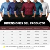 Camisa Casual Hombre Manga Larga Cuadros