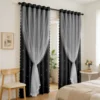 Cortina Estrellas Blackout 264 X 160 Cm, 2 Unidades | Habita