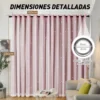 Cortina Estrellas Blackout 300 X 230 Cm, 2 Unidades | Habita