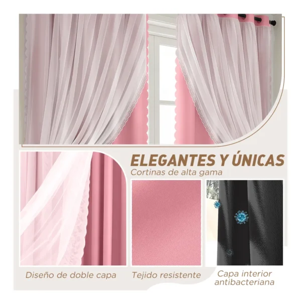 D_NQ_NP_2X_844768-CBT111162954342_052026-F-con-tul-cortina-blackout-280x220cm-para-habitacion-sala-2pcs Con Tul Cortina Blackout 280x220cm Para Habitacion Sala 2pcs