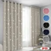 Cortina Blackout Luna Y Estrellas 300x230cm Cuarto Sala 2pcs