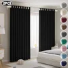 2 Panele Cortinas Blackout Para Ventana 280x215cm Habitacion