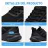 D_NQ_NP_2X_867677-CBT112233731458_062026-F-tenis-negro-hombre-mujer-correr-tecnologia-rebote Tenis Negro Hombre Mujer Correr Tecnología Rebote