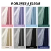 Con Tul Cortina Blackout 264x214cm Para Habitacion Sala 2pcs