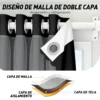 D_NQ_NP_2X_894795-CBT110376562092_052026-F-con-tul-cortina-blackout-214x160cm-para-habitacion-sala-2pcs Con Tul Cortina Blackout 214x160cm Para Habitacion Sala 2pcs