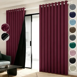 2 Panele Cortinas Blackout Para Ventana 320x240cm Habitacion