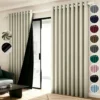 2 Panele Cortinas Blackout Para Ventana 300x260cm Habitacion