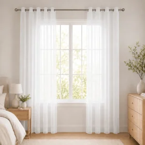 2pcs Cortina Opacas Transparentes 264*214cm Habitacion Sala