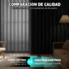 2 Panele Cortinas Blackout Para Ventana 240x160cm Habitacion