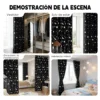 Cortina Blackout Luna Y Estrellas 280x240cm Cuarto Sala 2pcs