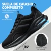 D_NQ_NP_2X_991536-CBT113382403989_062026-F-tenis-negro-hombre-mujer-correr-tecnologia-rebote Tenis Negro Hombre Mujer Correr Tecnología Rebote