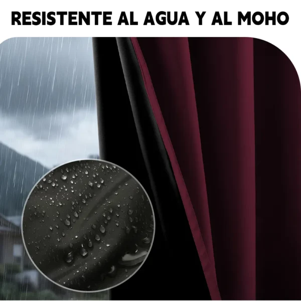 2 Panele Cortinas Blackout Para Ventana 320x240cm Habitacion